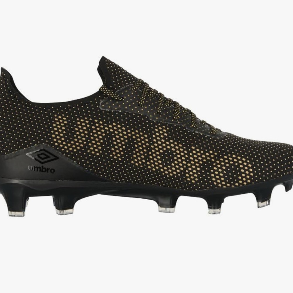 Umbro Black and Gold Studded Cleats